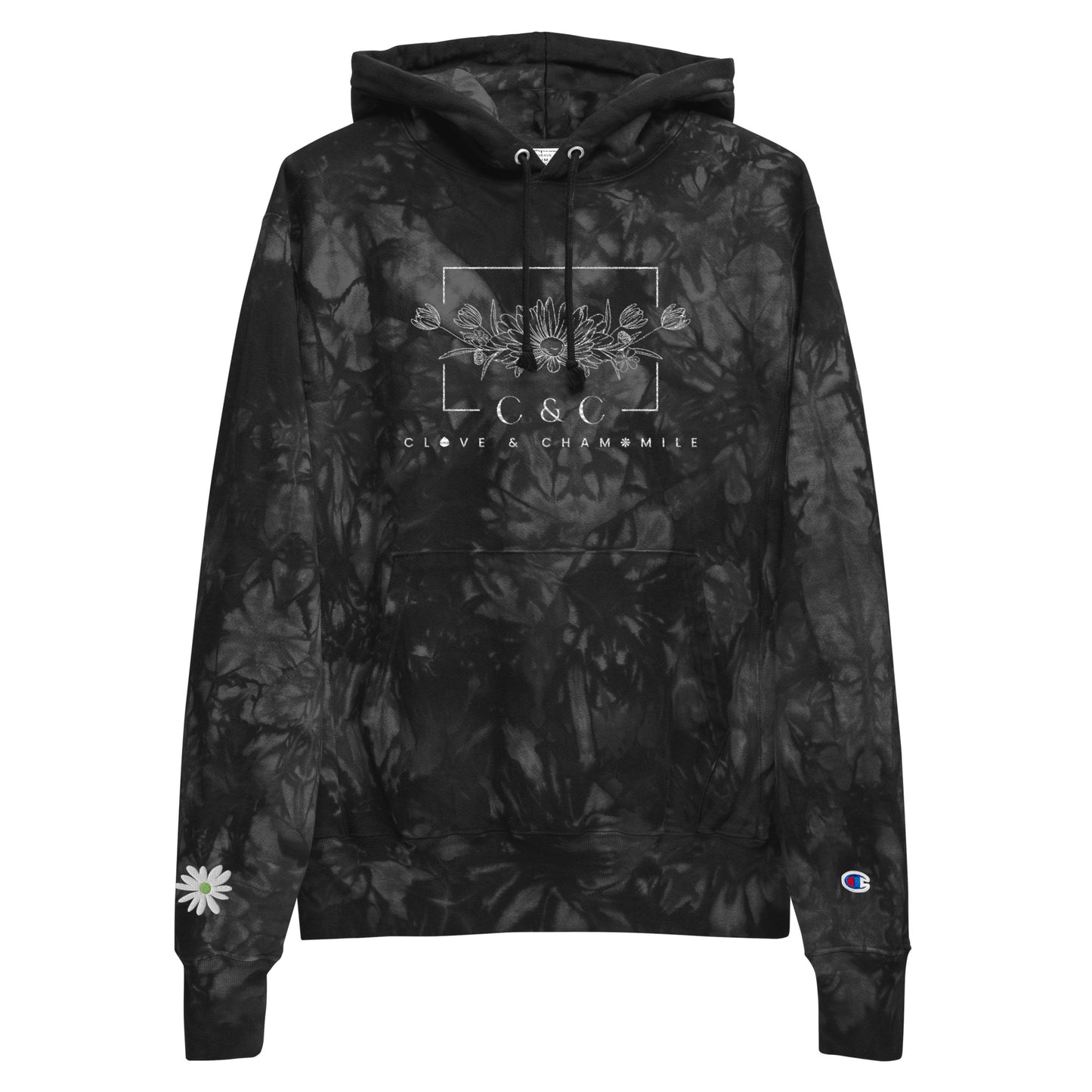 Classic Embroidered Tie-dye Hoodie