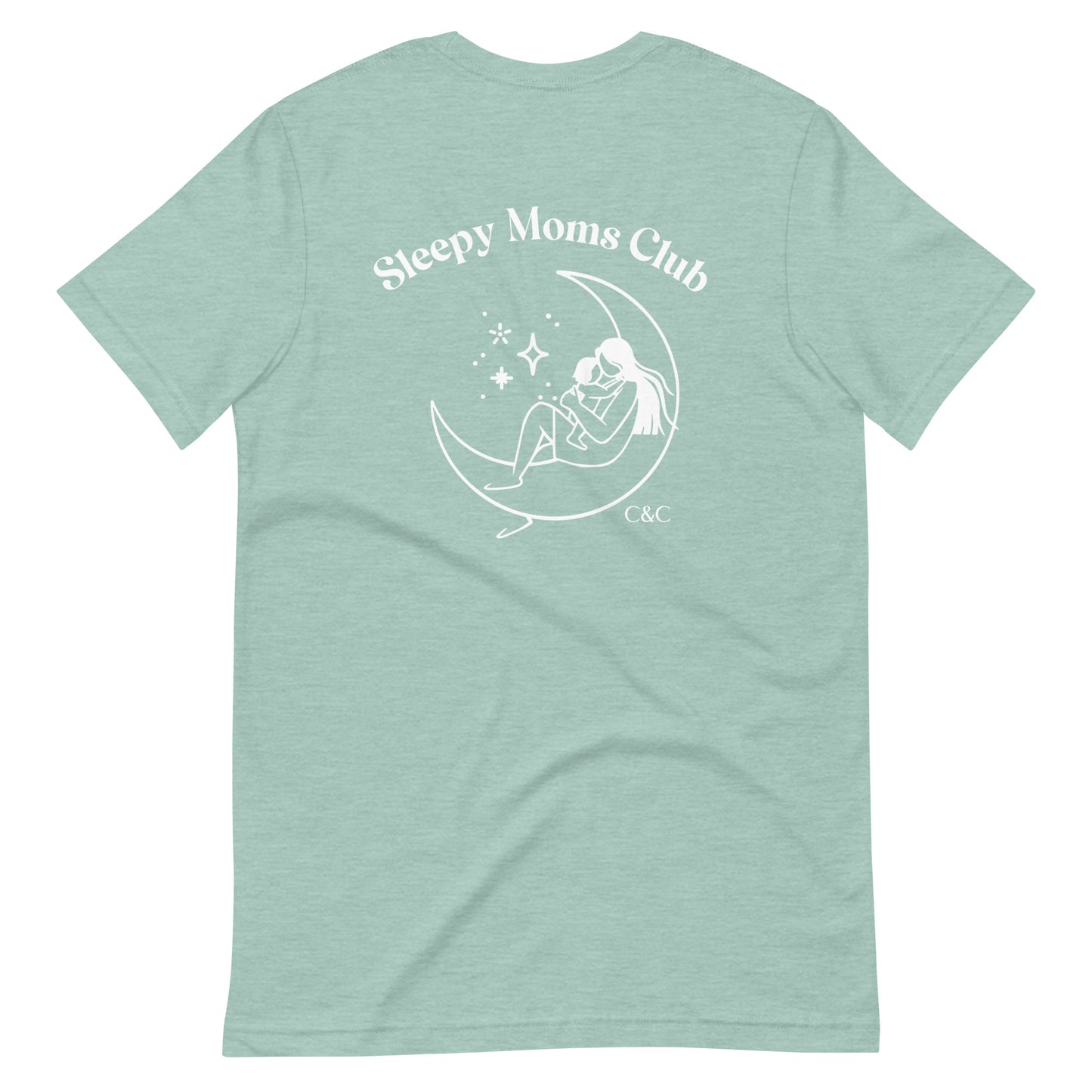 Sleepy Moms Club Heathered Tee